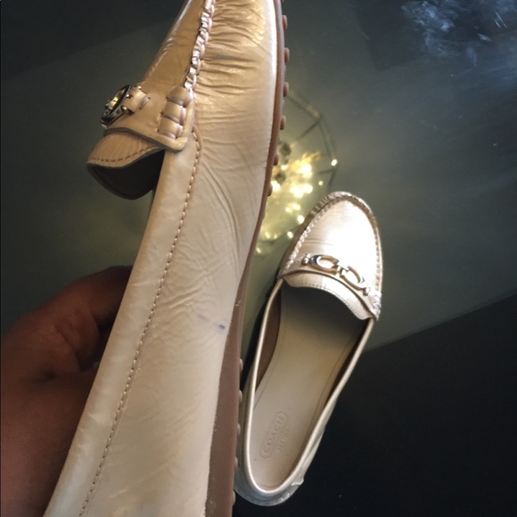 Coach Beige Fortunata Flats - Picture 4 of 7